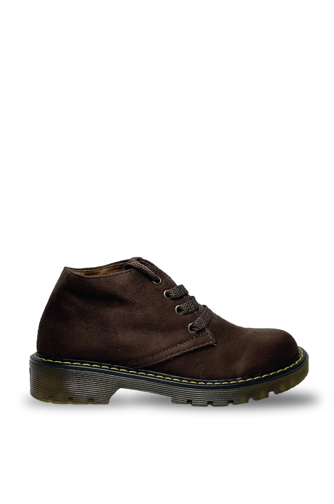 Botín Field chocolate caña corta para mujer