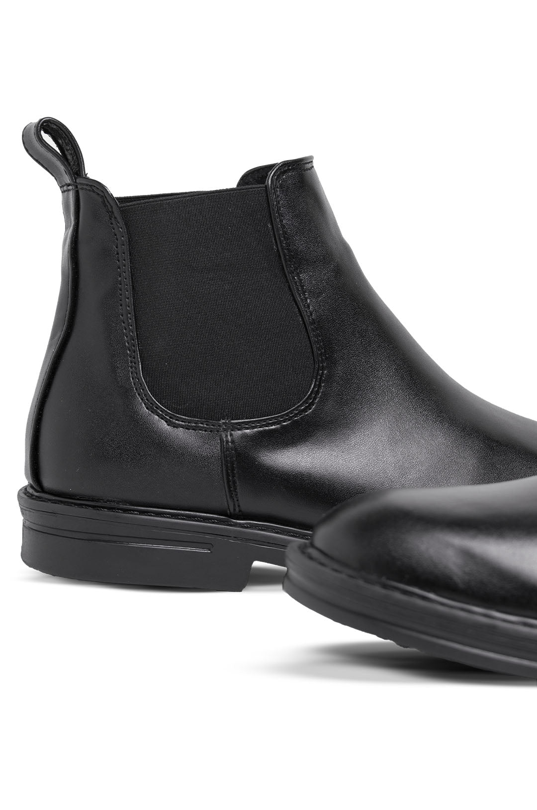 Botín Chelsea Base Cuero Negro — Vellier