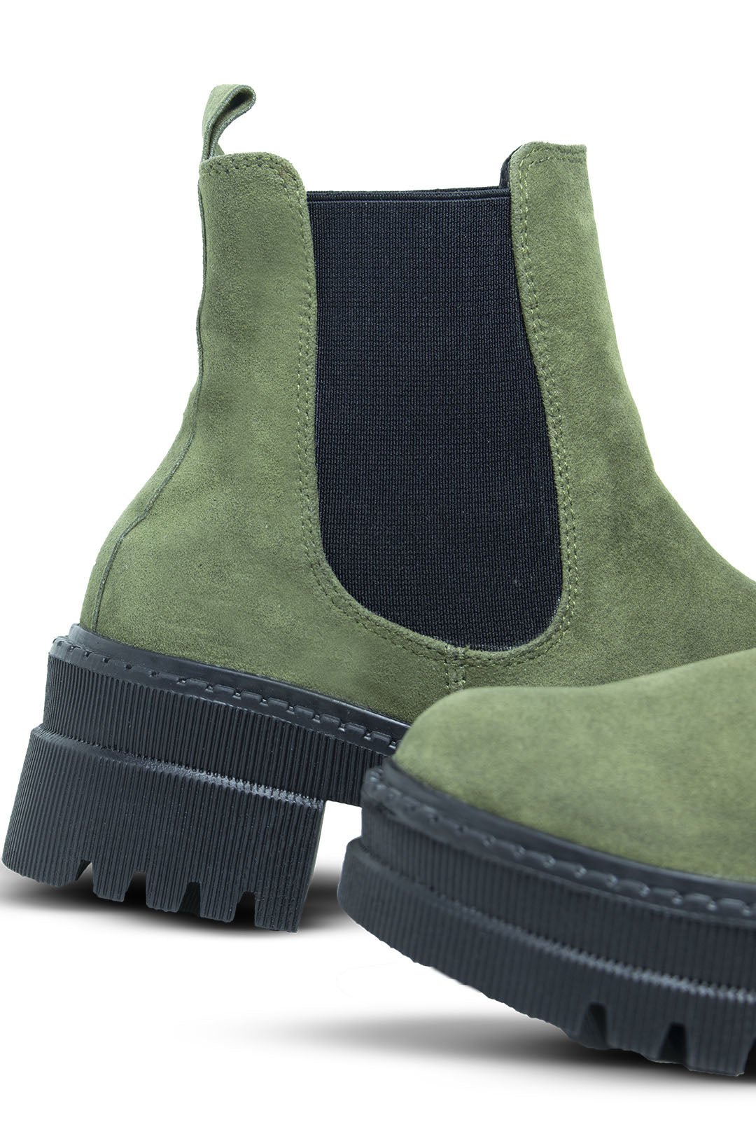 Botín Tractorado Donato Verde — Vellier