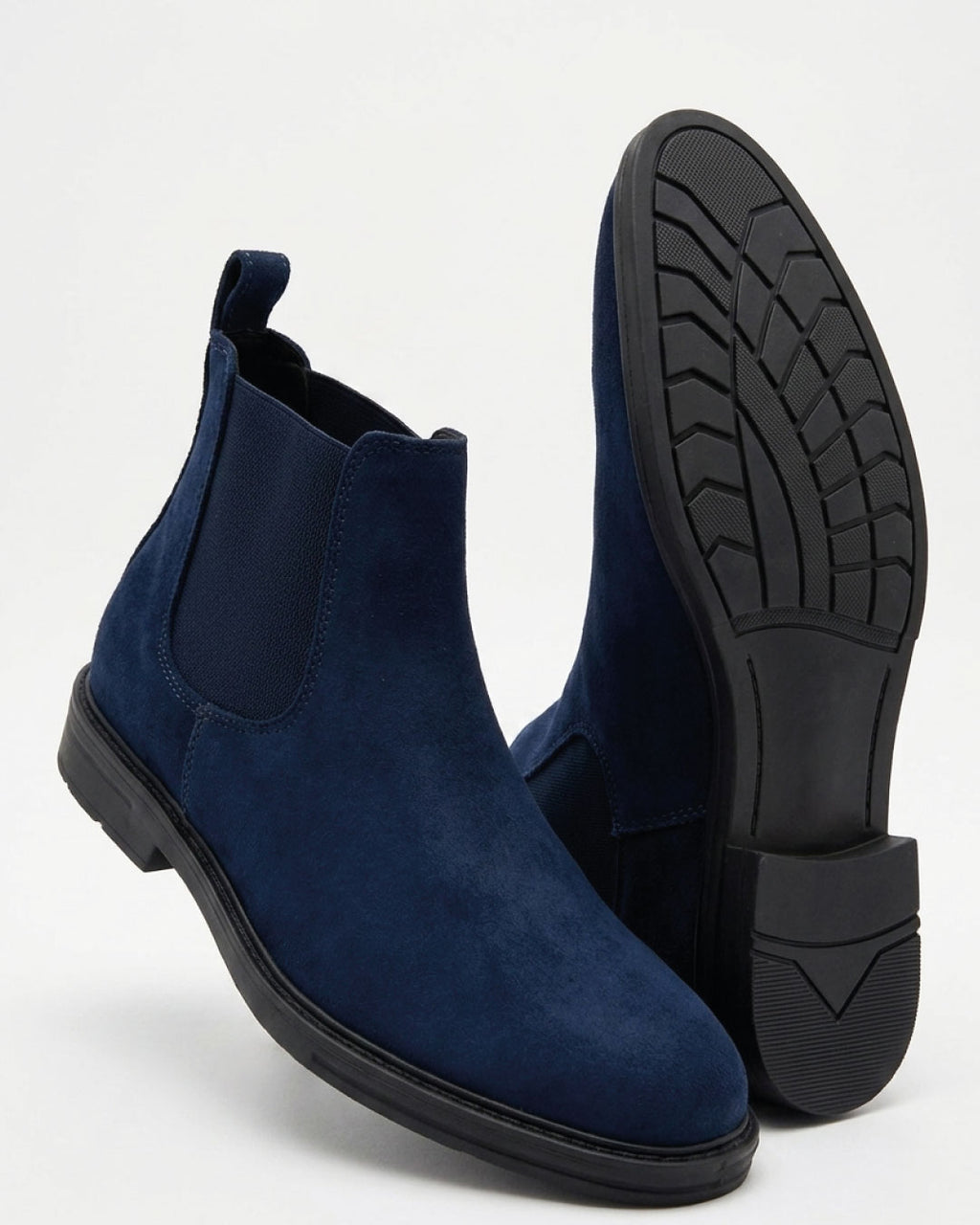 Botin Chelsea Azul Petroleo Stirrup para hombre