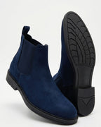 Botin Chelsea Azul Petroleo Stirrup para hombre