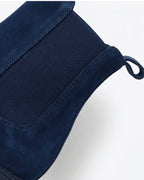 Botin Chelsea Azul Petroleo Stirrup para hombre