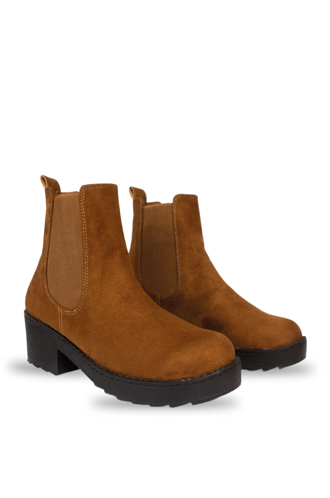 Botines Onix  Miel para mujer tractorados